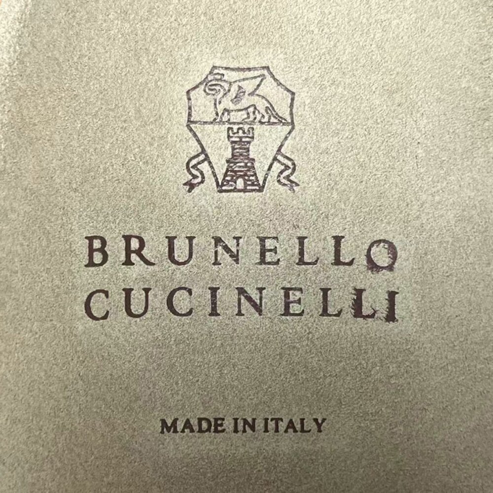 Brunello Cucinelli Black Suede Crossover Sandals
